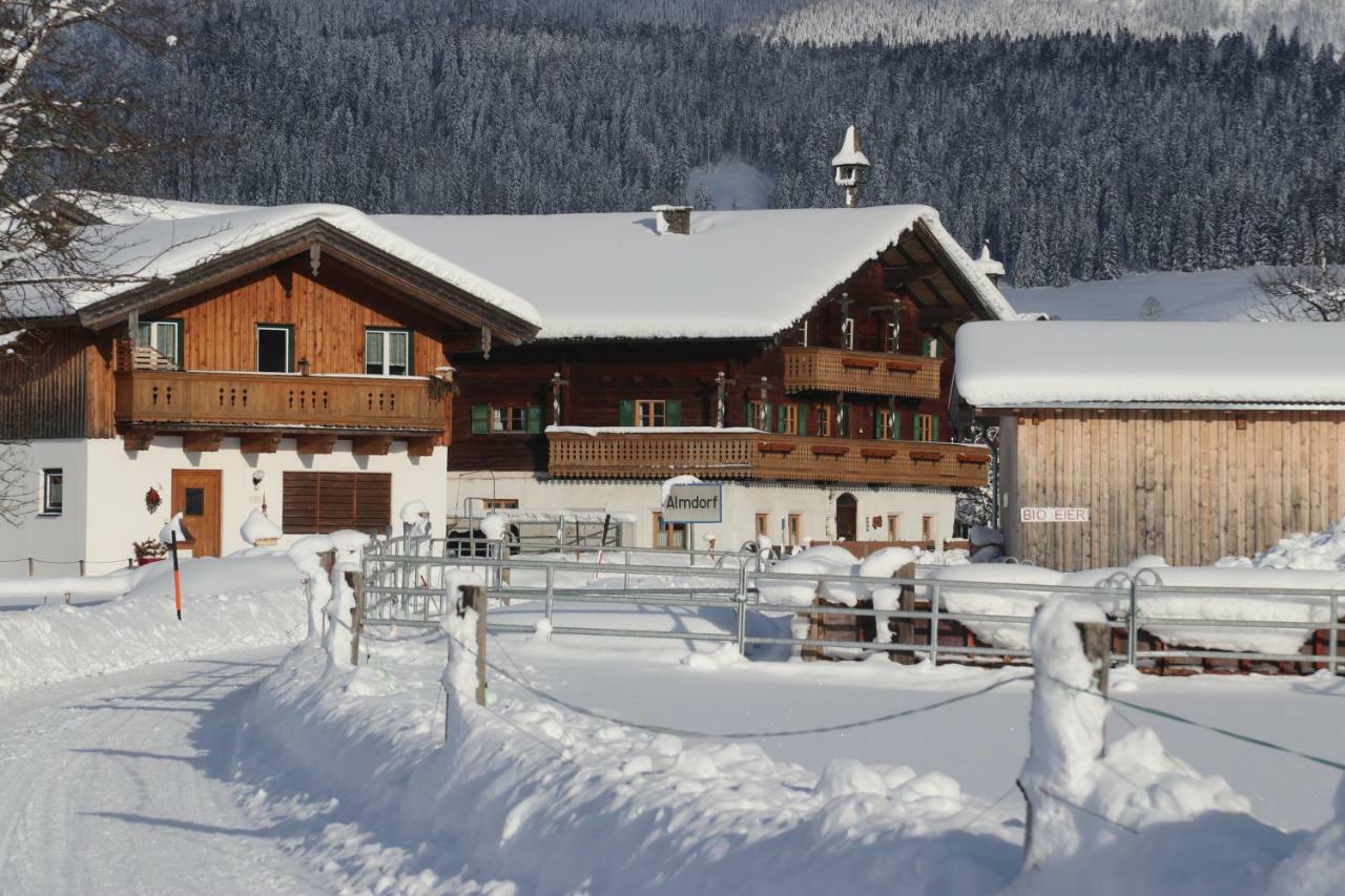 Biobauernhof Jagglhof Appartement Saalfelden Buitenkant foto