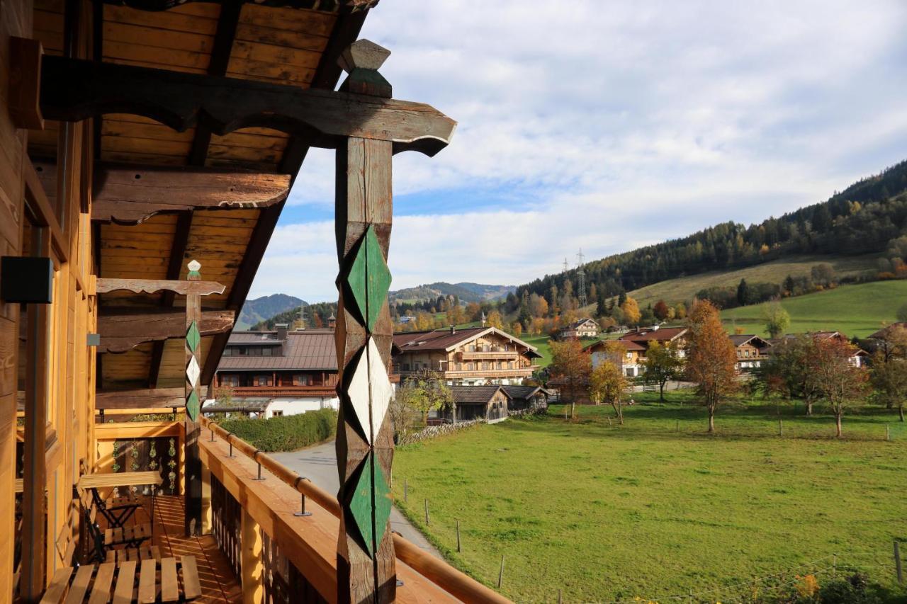 Biobauernhof Jagglhof Appartement Saalfelden Buitenkant foto
